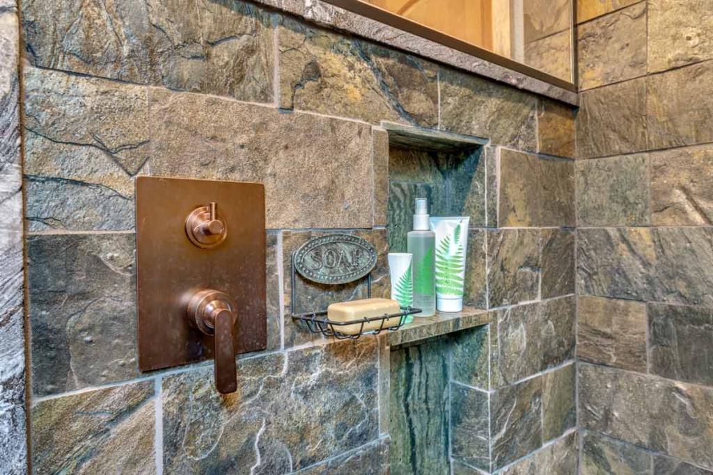 Tile Shower Oil-Rubbed Bronze Faucet
