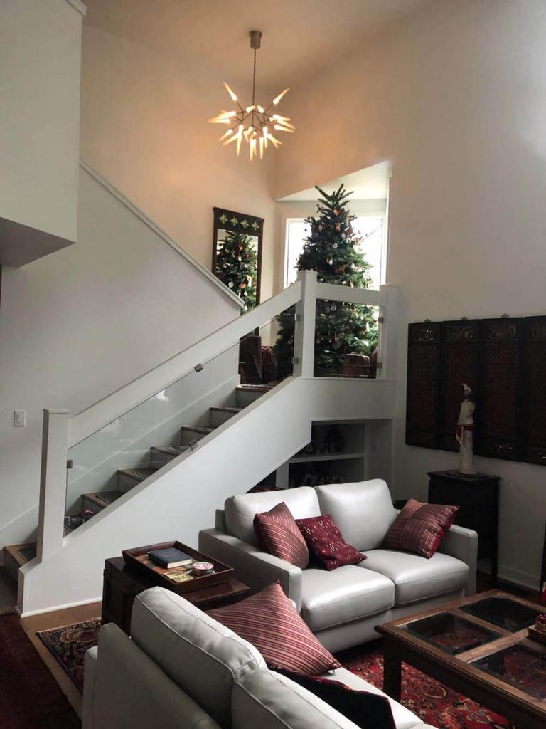 Ridgefield Home Remodeling with Stairwell Chandelier
